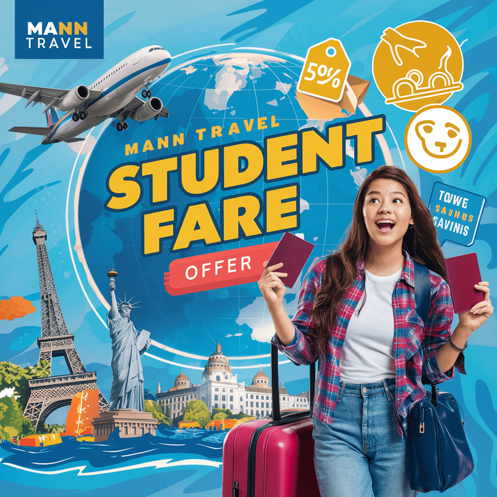 Mann Travel Student Fare offer