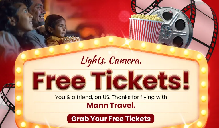 Free movie ticket from mann travel