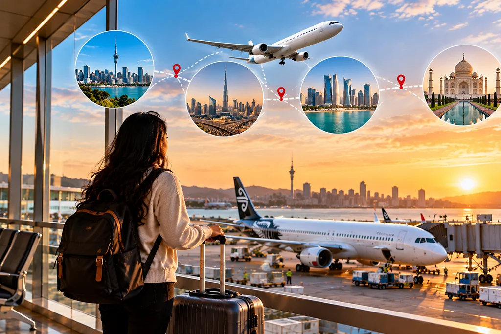 Auckland to India Stopover Which Hub Is Best for Your Trip