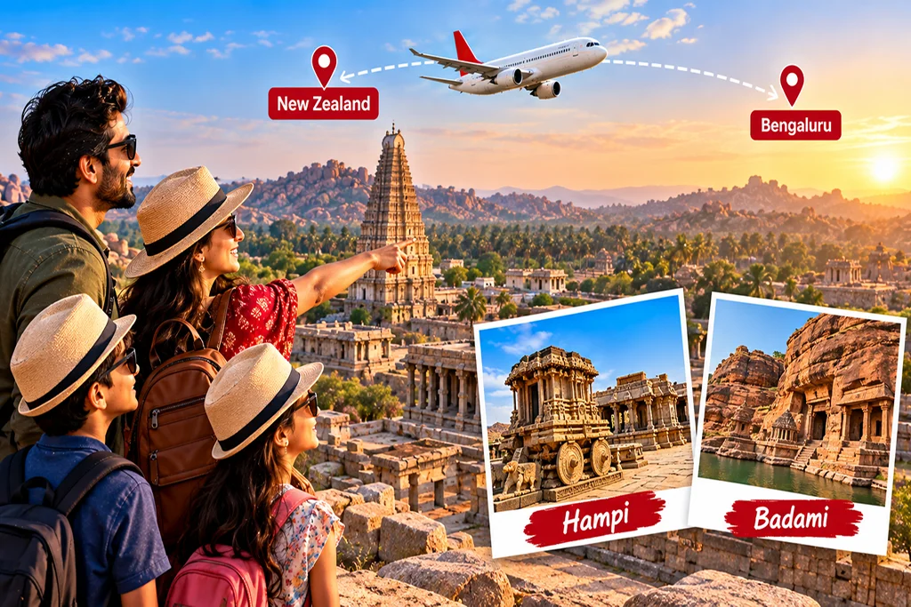 Hampi and Badami from New Zealand A Summer Holidays Trip via Bengalur